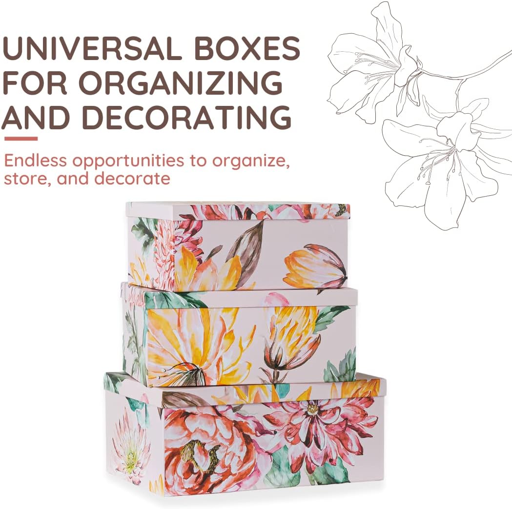 Decorative Cardboard Storage Boxes for Home Decor - Image 3