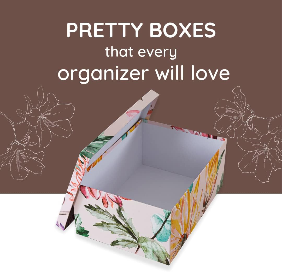 Decorative Cardboard Storage Boxes for Home Decor - Image 5