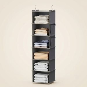 Hanging Closet Organizer and Storage, 6-Shelf