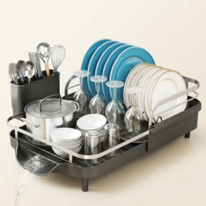Expandable Dish Rack for Kitchen Counter