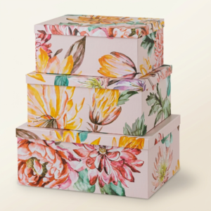 Decorative Cardboard Storage Boxes for Home Decor